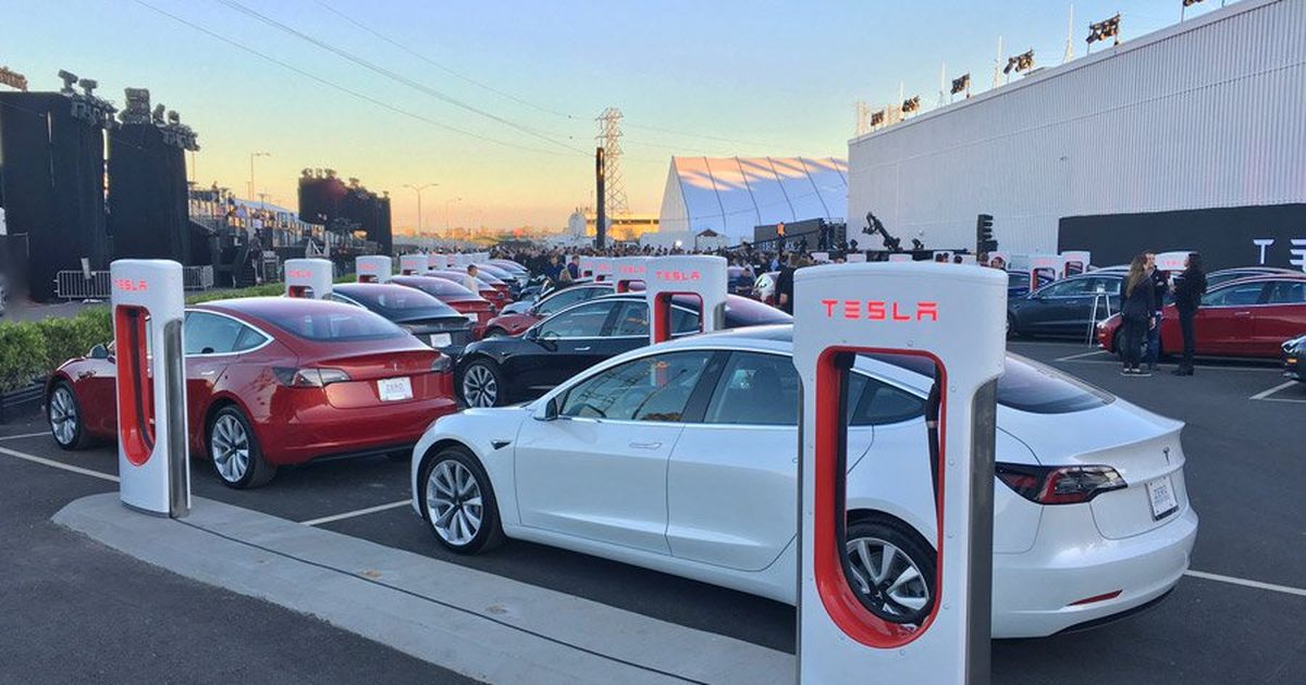 First Model 3 Production Cars Ready For Delivery