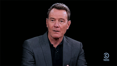 Actor Bryan Cranston saying