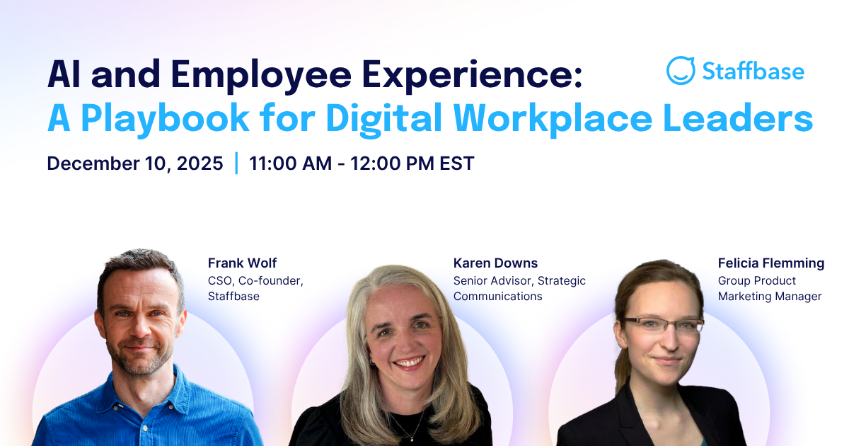 AI and Employee Experience Webinar