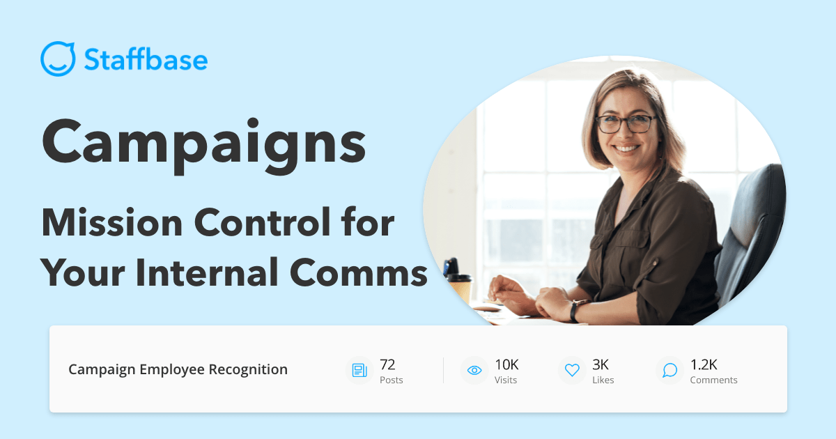 Staffbase Campaigns Mission Control for Your Internal Comms
