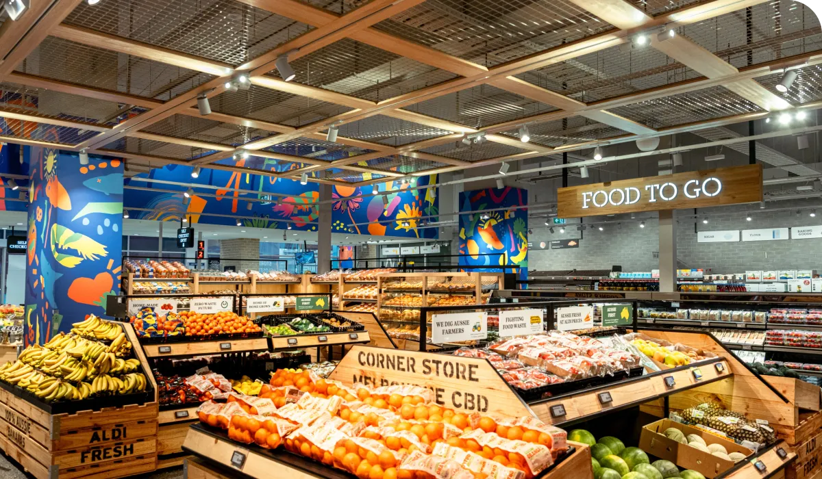 Fruit corner in Aldi