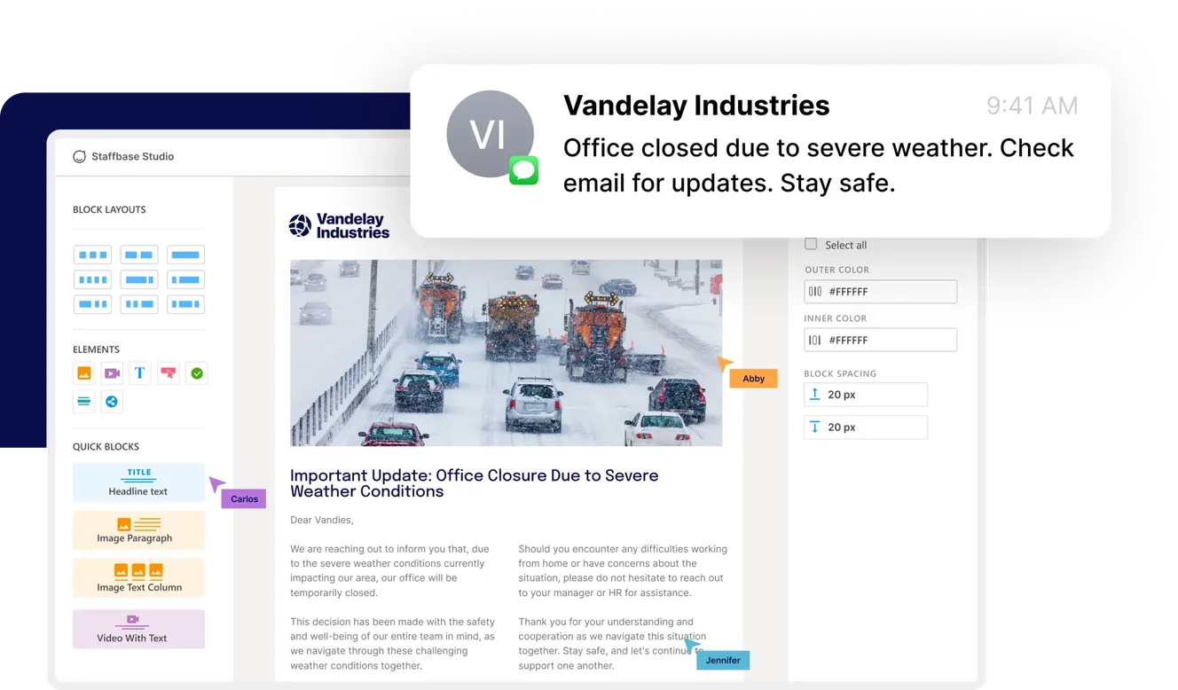 SMS added to email screen