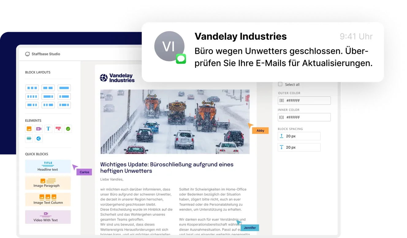 SMS add image German