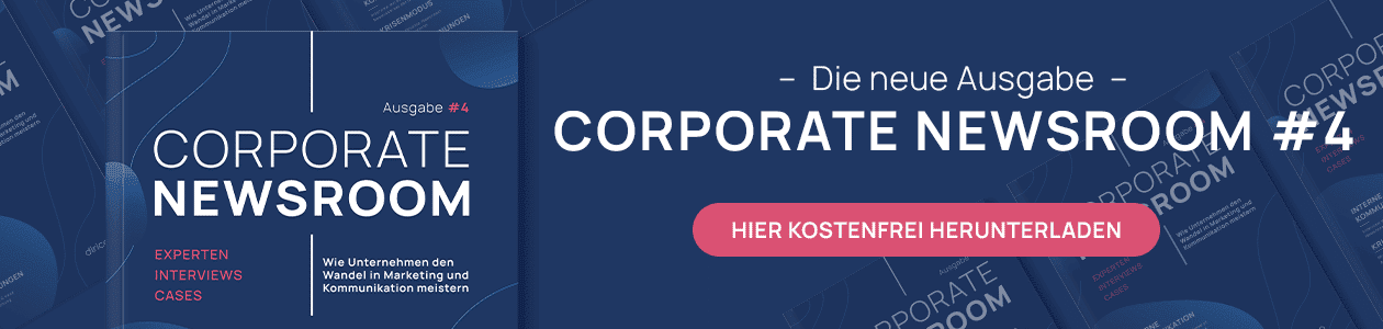 Die vierte Ausgabe des Magazins Corporate Newsroom
