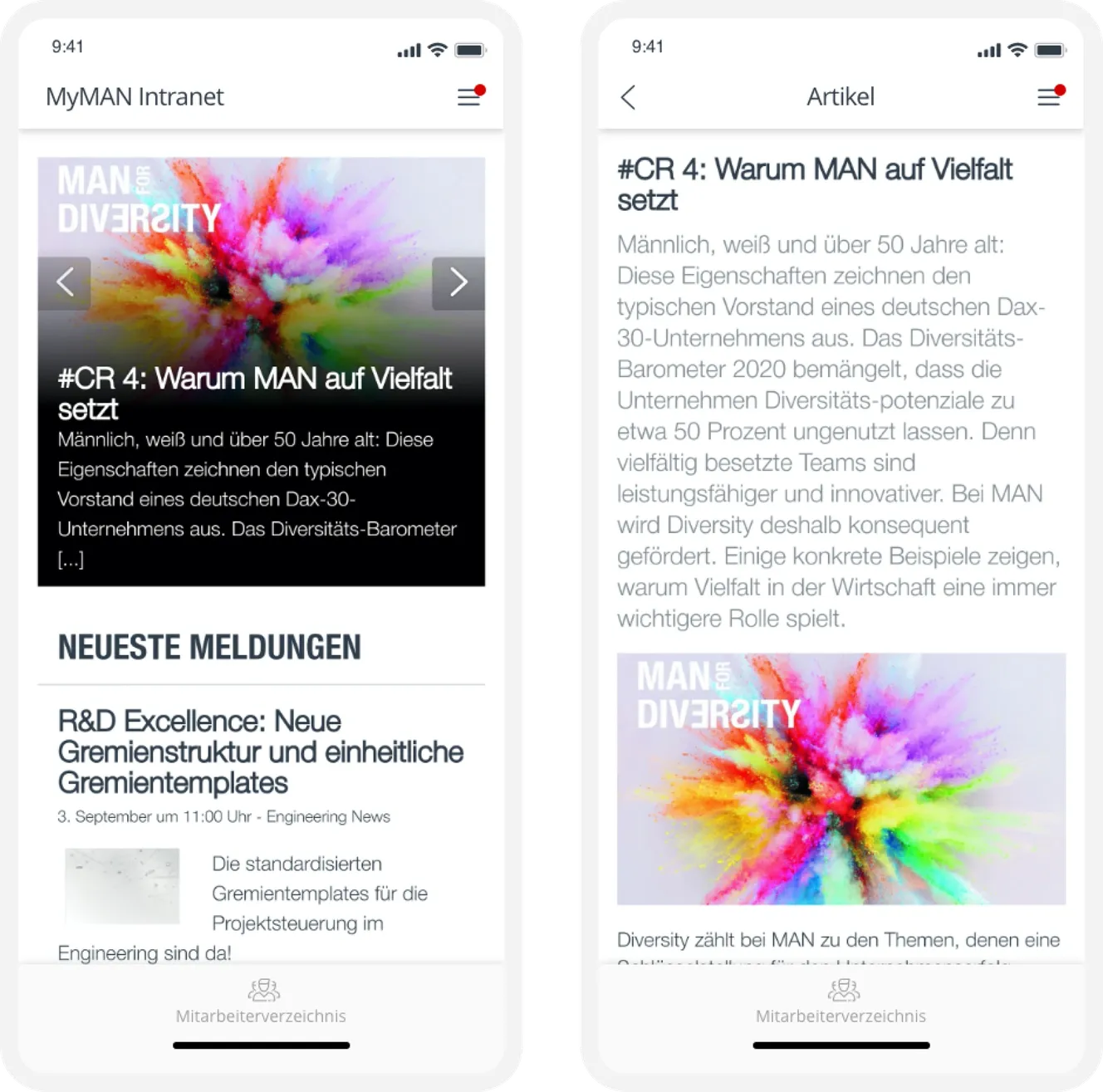 Beitrag über Diversität