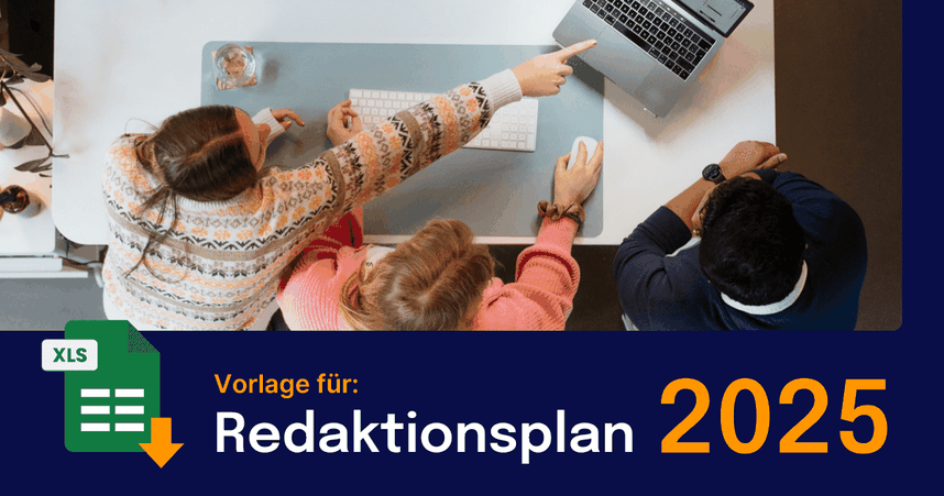 Redaktionsplan-Vorlage fÃ¼r Excel und Google Sheets
