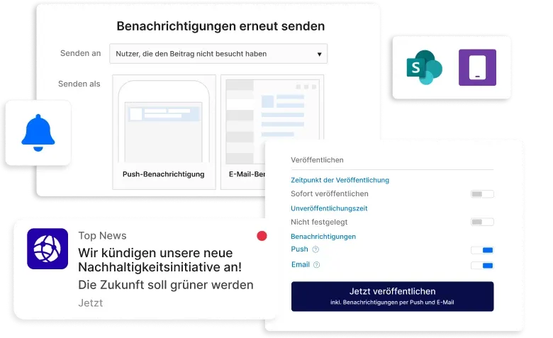 m365 & staffbase zusammenarbeit