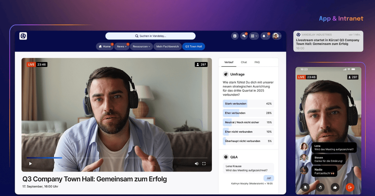 Staffbase Town Halls