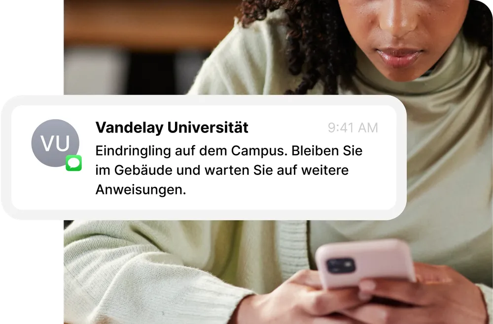 SMS screen