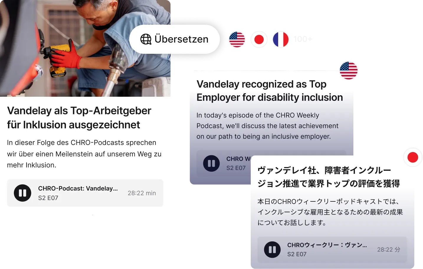 Translation screen