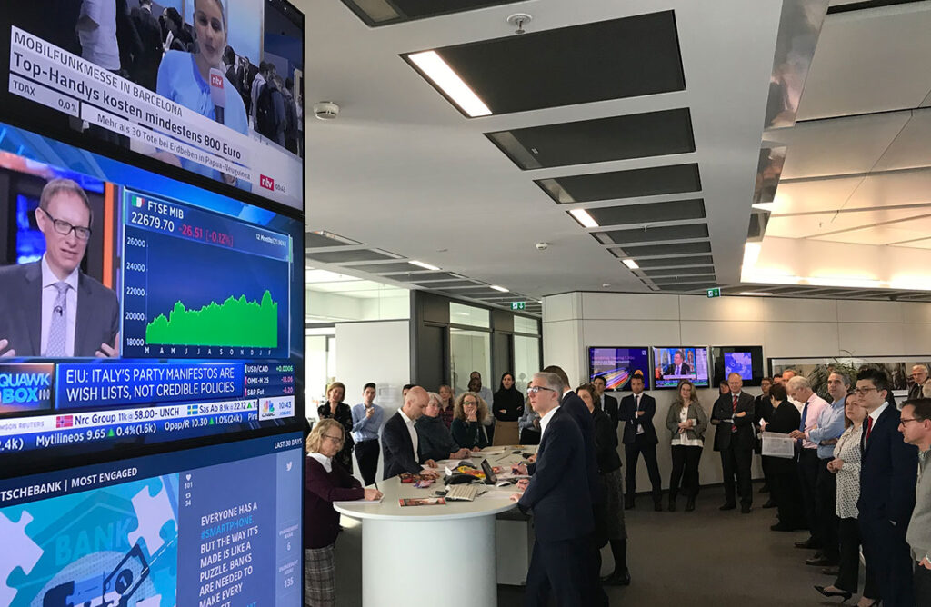 Deutsche Bank Newsroom Konferenz