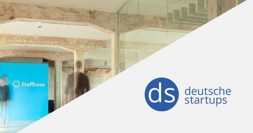 Deutsche Startups Artikel über Staffbase