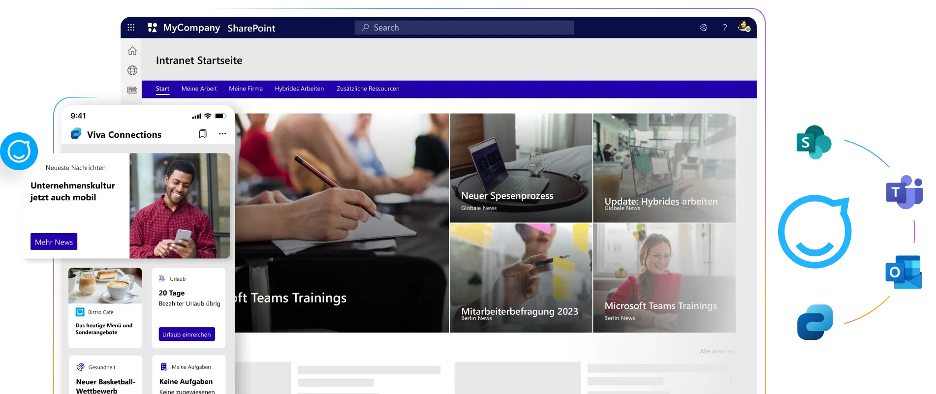 m365 & Staffbase vorschau