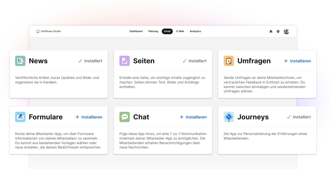 Staffbase Mini Apps