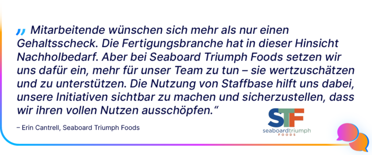 Zitat von Erin Cantrell von Seaboard Triumph Foods