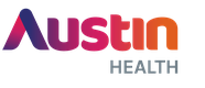 Logo of Austin Health with "Austin" in a gradient of purple to orange and "HEALTH" in gray below.