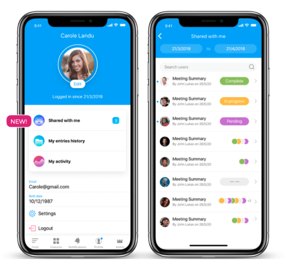 Mitarbeiter-App von Connecteam