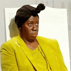 A close-up on someone