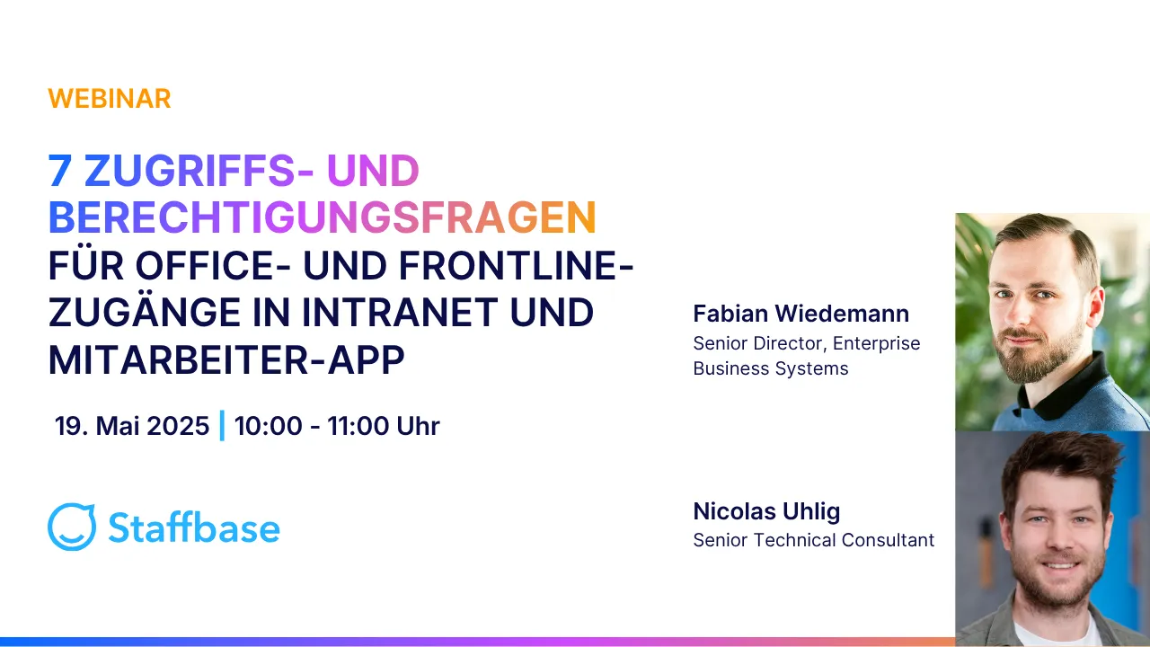 Identity- und Access Management Webinar