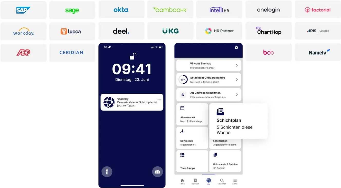 Staffbase HR Integrationen