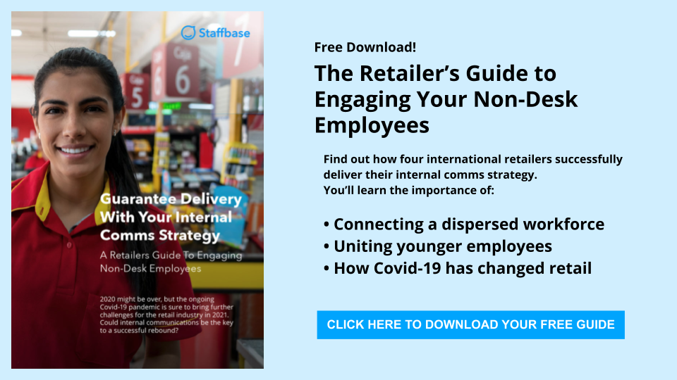 Retail Guide to Engaging Non-Desk Employees