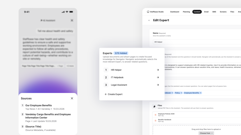 Staffbase Navigator Expert setup