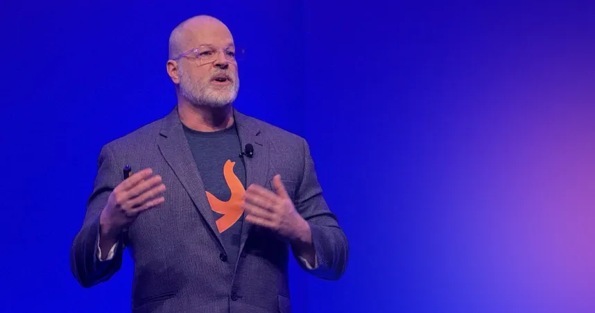 Deane Barker (man) speaking