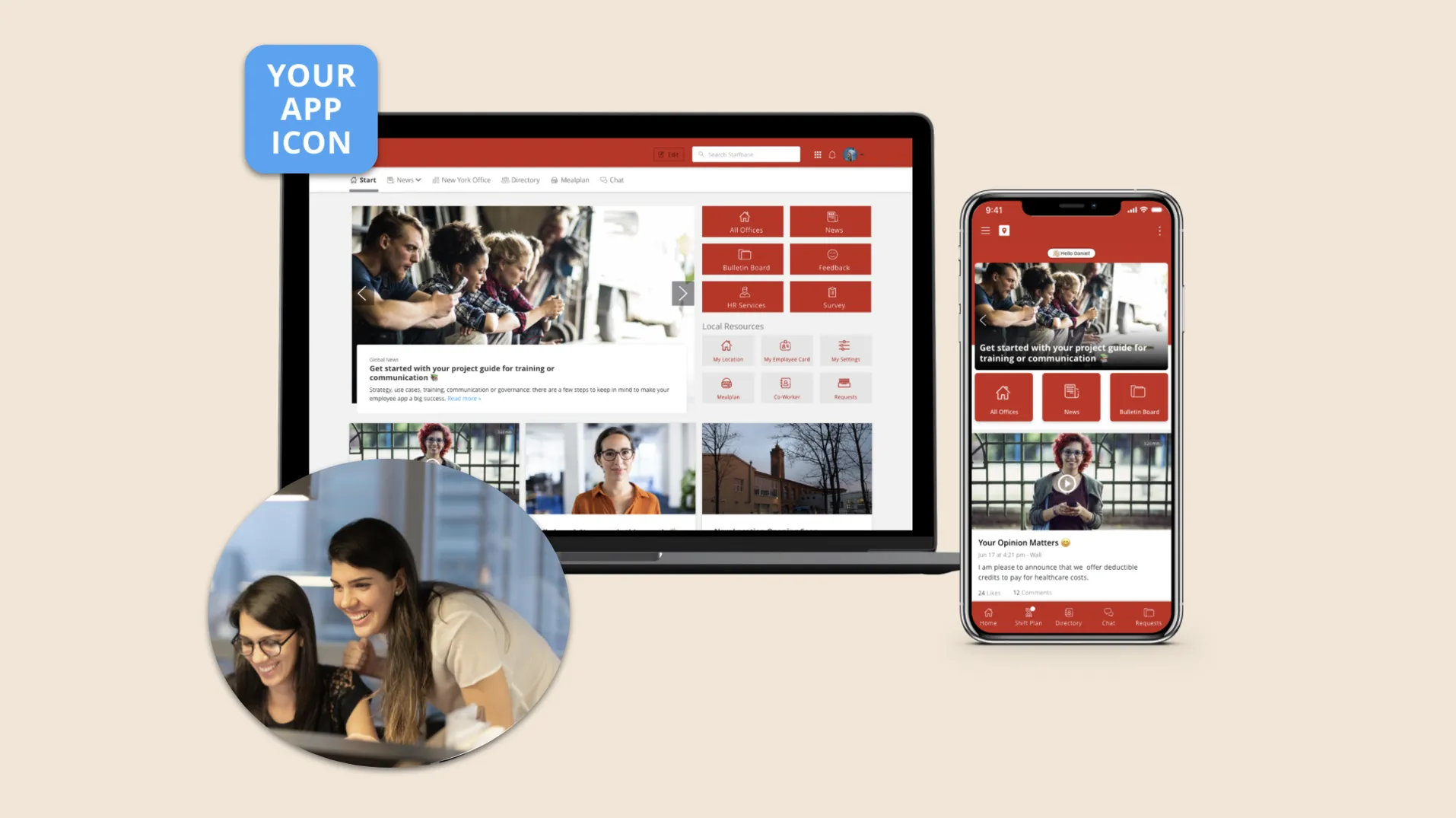Staffbase Branded Intranet