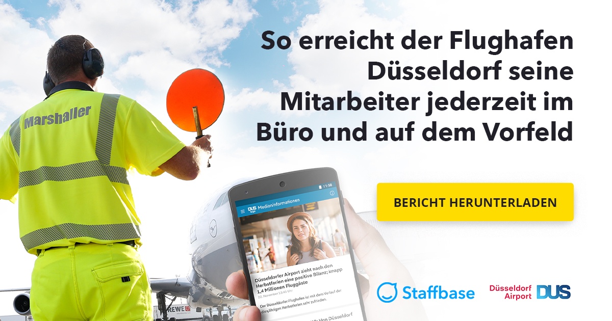 Digitalisierung beim Flughafen DÃ¼sseldorf