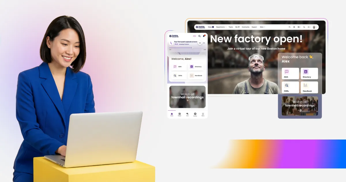 header image for employee experience platform