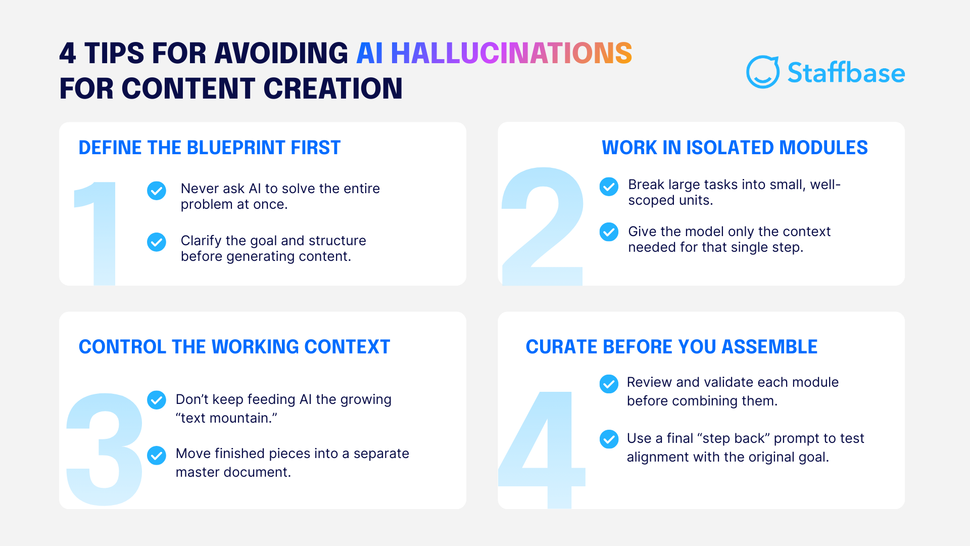 4 tips for avoiding AI hallucinations in intranet answers