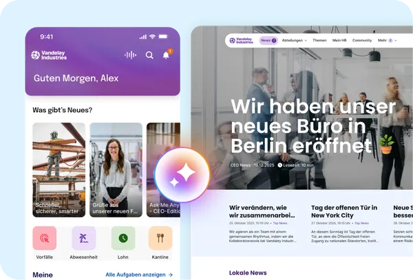 Mitarbeiter-App und Intranet von Staffbase