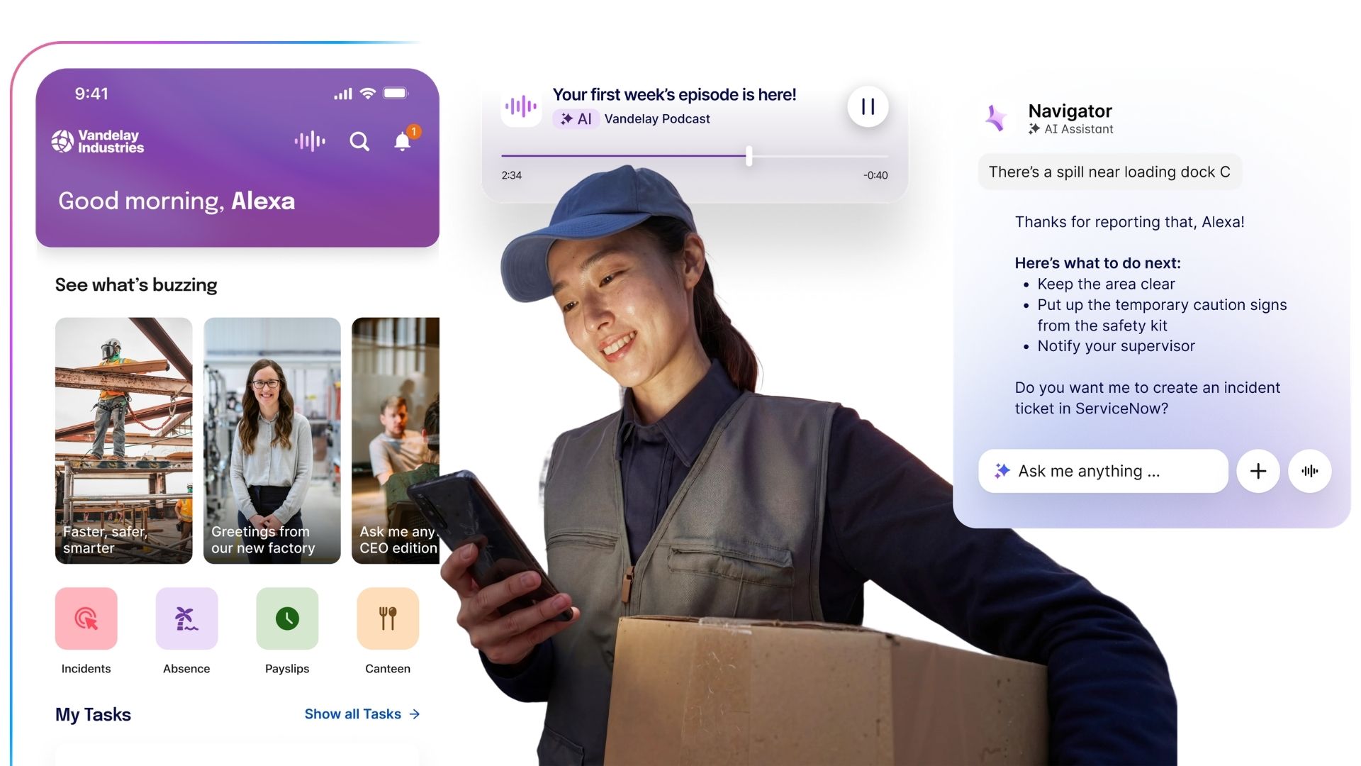 Staffbase mobile app and complete platform