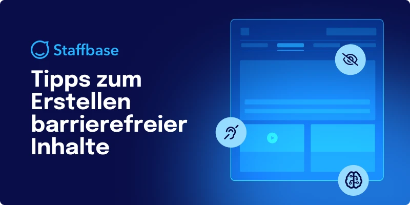 Tipps zum Erstellen barrierefreier Inhalte
