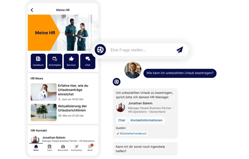 Employee Efficiency screen