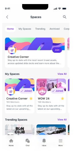 Mitarbeiter-App von Workvivo