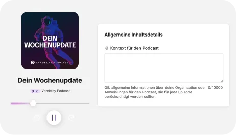 AI generated podcast