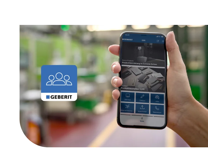 Geberit intranet vorschau