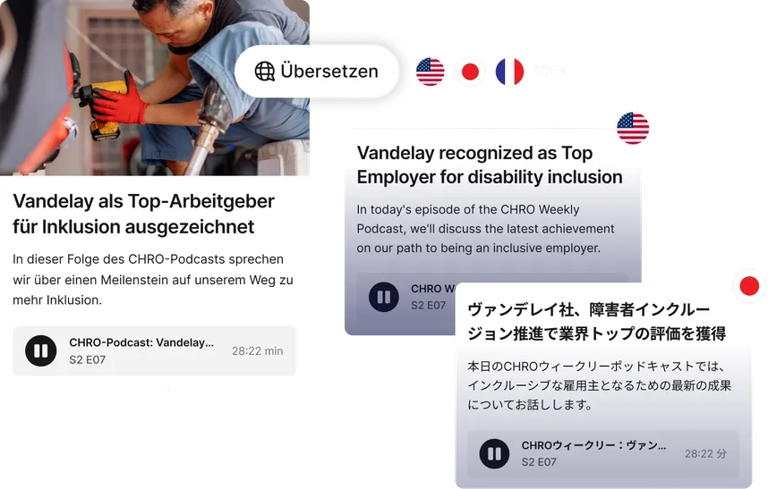 Translation screen
