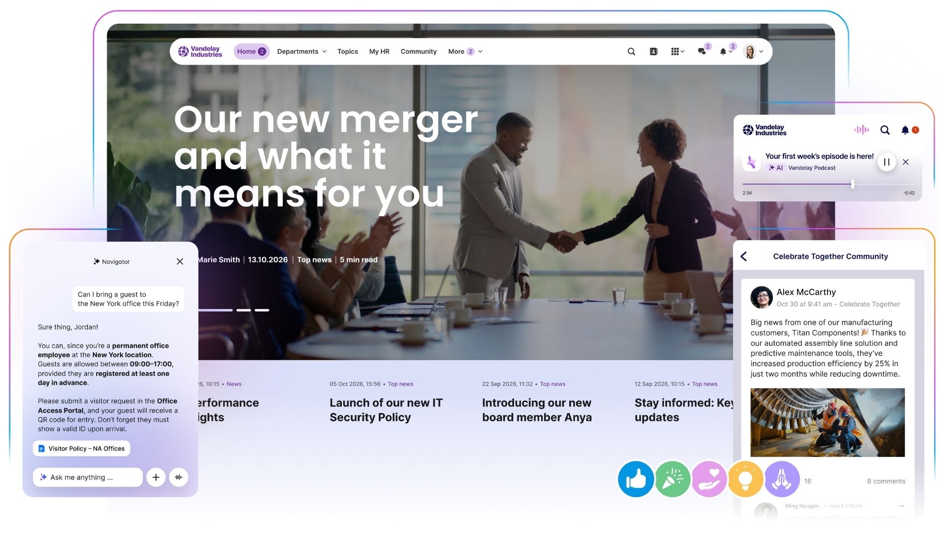 Staffbase’s multi-channel platform