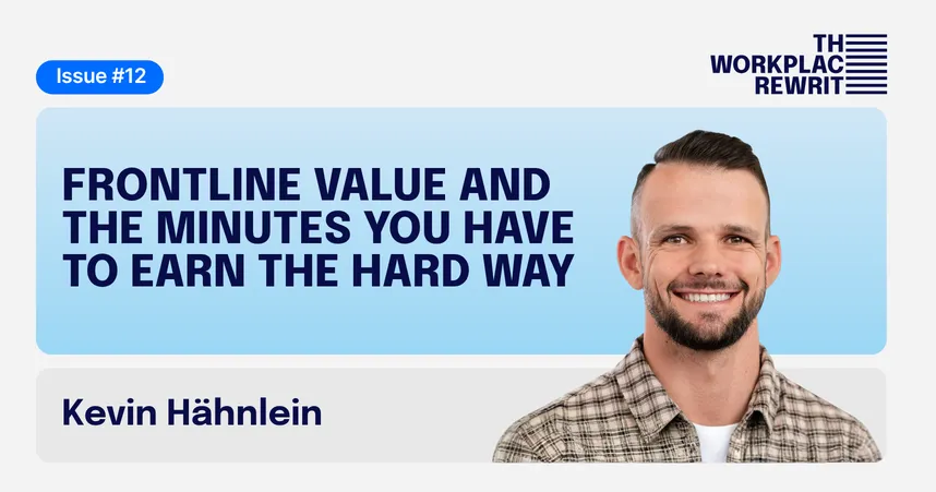 Frontline value and the minutes you have to earn the hard way