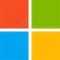 Four squares in a 2x2 grid, colored red, green, blue, and yellow, resembling a simplified logo design.