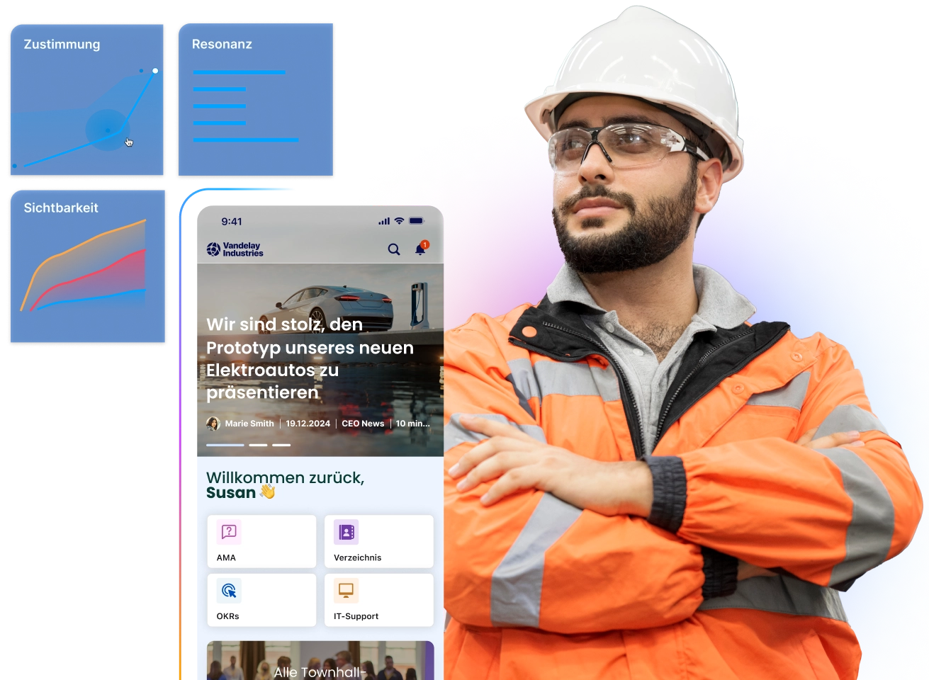 Why Staffbase hero image German
