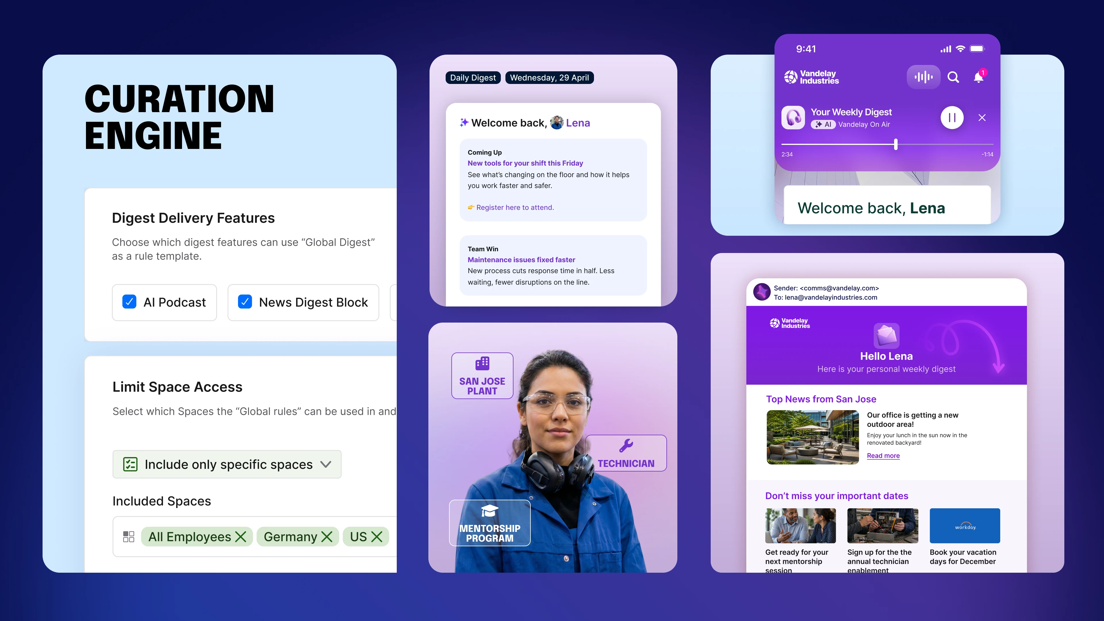 Staffbase AI Curation Engine