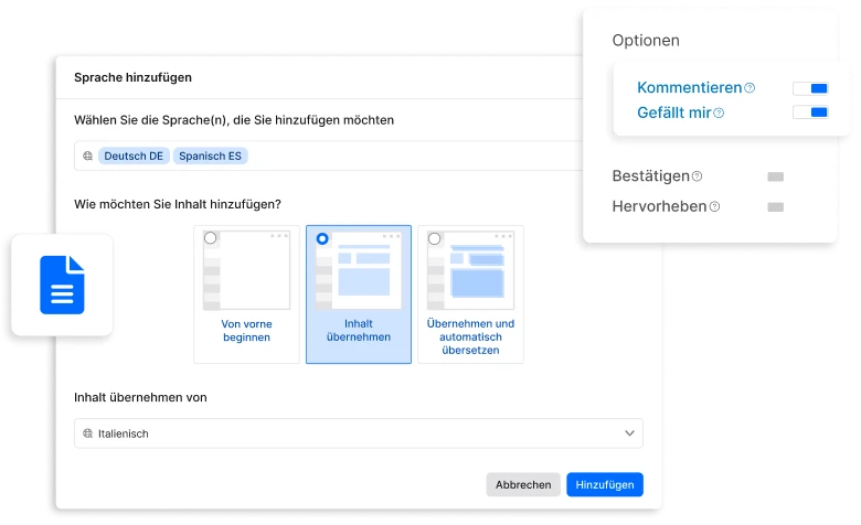 m365 & staffbase inhalt produzieren
