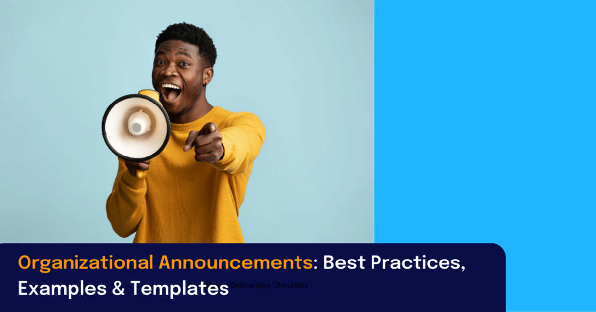 Organizational Announcements: Best Practices, Examples & Templates ...
