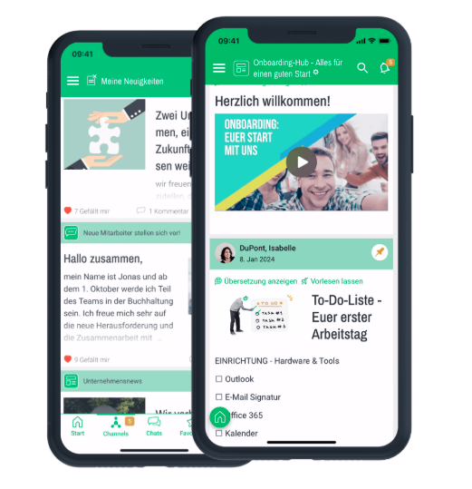 Mitarbeiter-App von Quiply