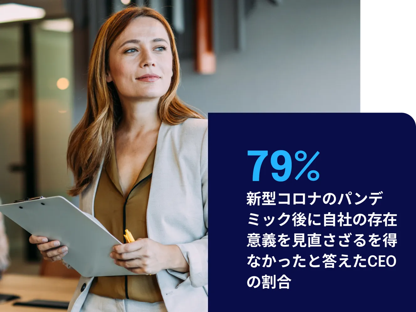 79% of CEOs say they’ve had to re-evaluate their purpose as a result of COVID-19