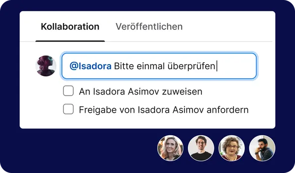 Co-create screen Mission Control