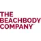 Red text reading "THE BEACHBODY COMPANY" on a white background.